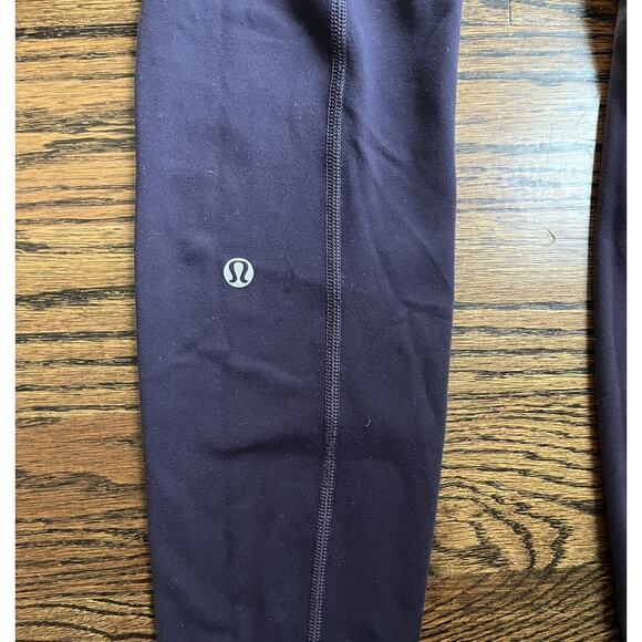 Lululemon women’s high rise leggings size 6 dark purple - Picture 5 of 7